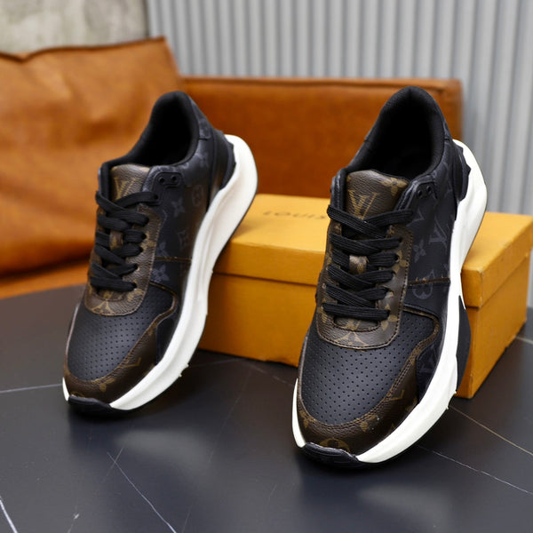 SNEAKER LV RUN AWAY NERA E MARRONE CIOCCOLATO