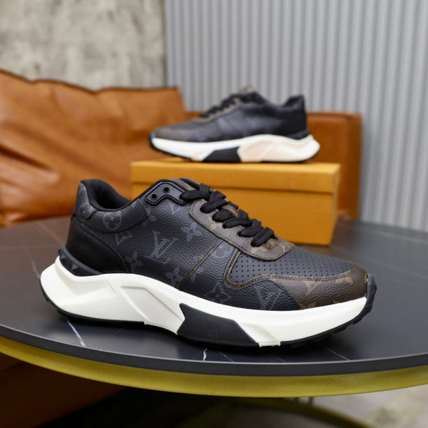 SNEAKER LV RUN AWAY NERA E MARRONE CIOCCOLATO