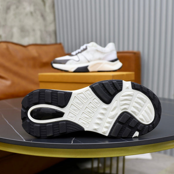 SNEAKER LV RUN AWAY BIANCA E MARRONE CIOCCOLATO