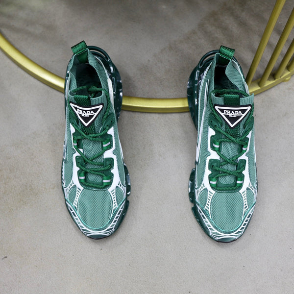 PRA RUNNING SHOES BLADE IN COOL GREEN BREATHABLE MESH