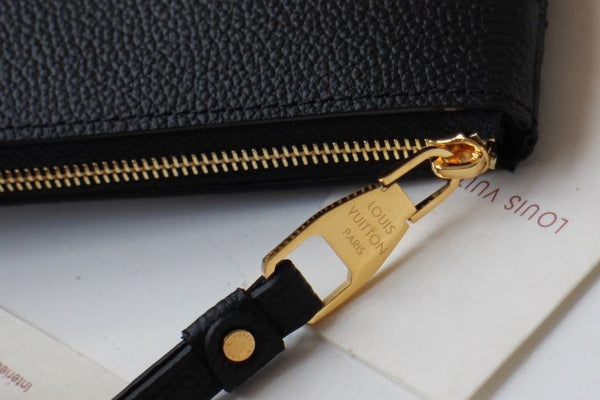 LV M62048 Daily Pouch Black Monogram Empreinte Cowhide