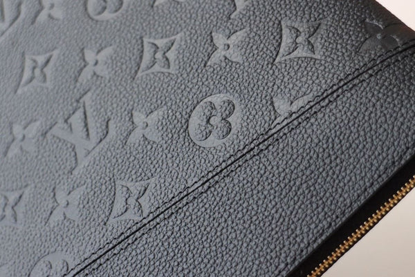 LV M62048 Daily Pouch Black Monogram Empreinte Cowhide