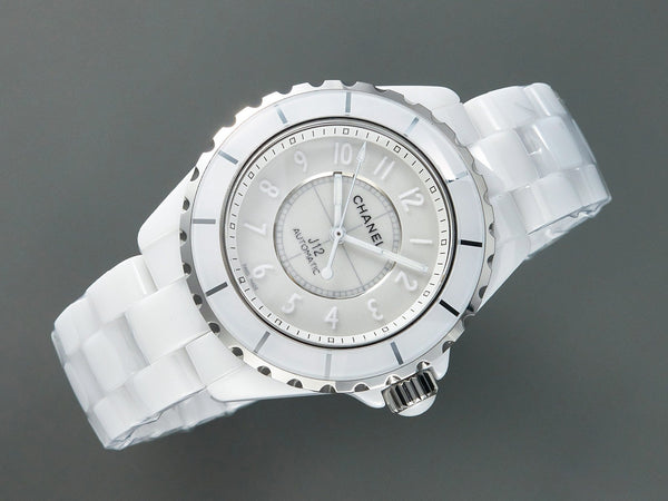 J12 Automatic White Ceramic White Numerals White Dial