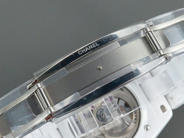 J12 38mm Automatic 20Th Anniversary White Ceramic