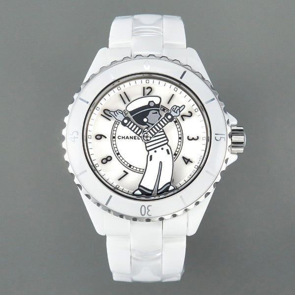 J12 38mm Mademoiselle Automatic White Ceramic