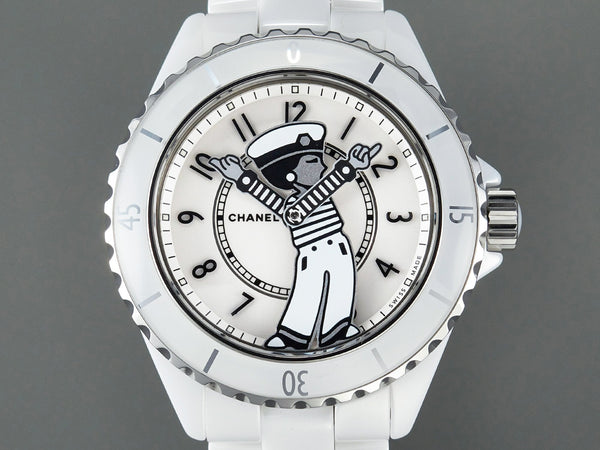 J12 38mm Mademoiselle Automatic White Ceramic