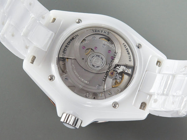 J12 38mm Mademoiselle Automatic White Ceramic