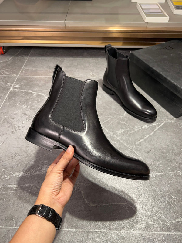CD CHELSEA BOOT IN PELLE DI VITELLO NERA