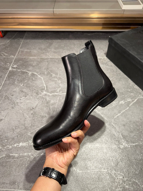 CD CHELSEA BOOT IN PELLE DI VITELLO NERA