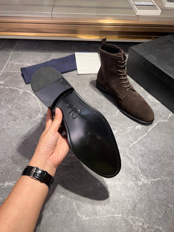 CD JUMP LACE-UP BOOT BROWN SUEDE