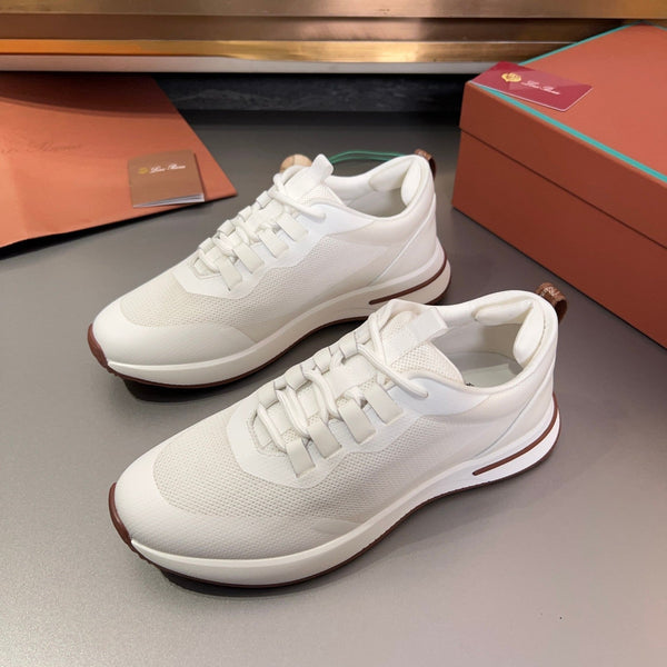 LP BRUNELLO SNEAKERS BIANCO MESH TRASPIRANTE
