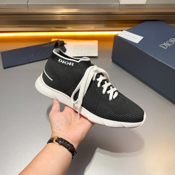 CD B21 LOW TOP KNIT SNEAKER BLACK FABRIC