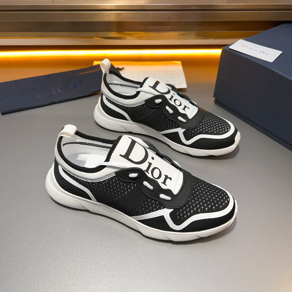 CD BASKETBALL SHOES BLACK AND WHITE BREATHABLE FABRIC