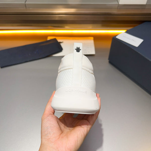 CD BASKETBALL SHOES WHITE BREATHABLE FABRIC