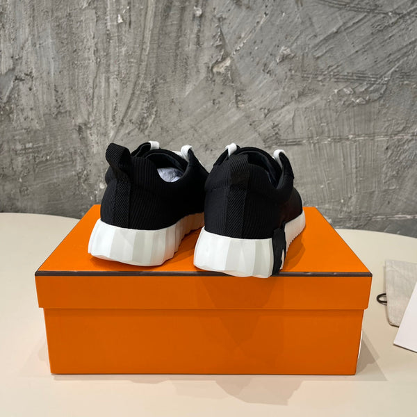 HM Bouncing 35 Sneakers Black Canvas & Suede Goatskin H Black