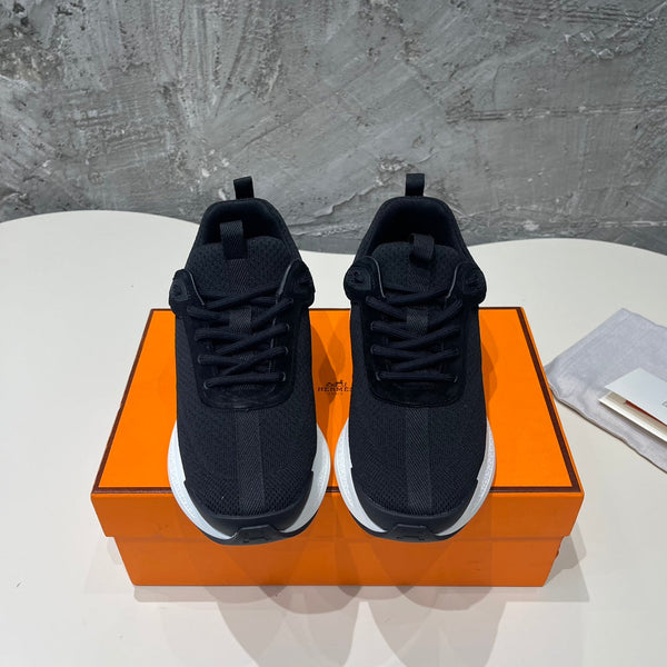 HEROS SNEAKERS BLACK GOATSKIN