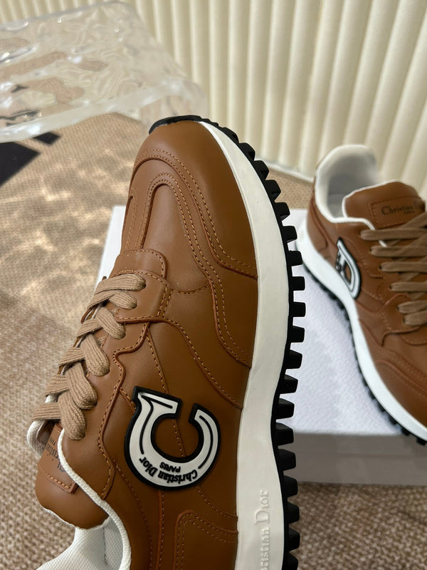 C'est Dior Sneaker Brown Lamskin