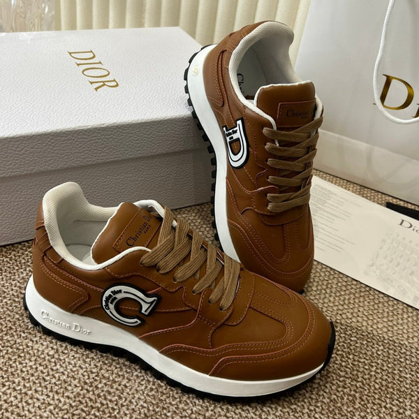C'est Dior Sneaker Brown Lamskin