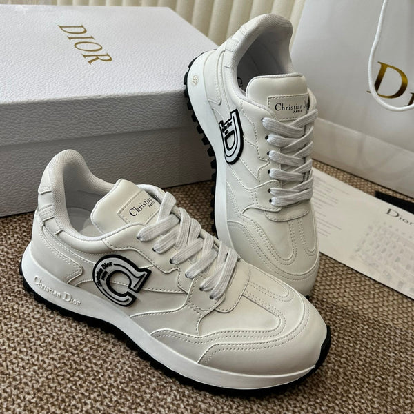 C'est Dior Sneaker White Lamskin