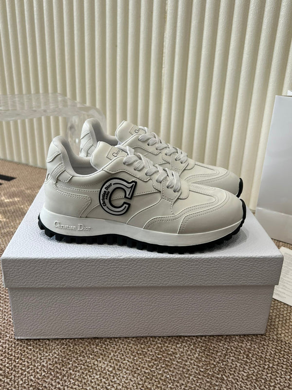 C'est Dior Sneaker White Lamskin