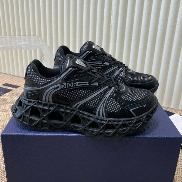 CD Sneaker B35 In Black Calfskin And Fabric 113123