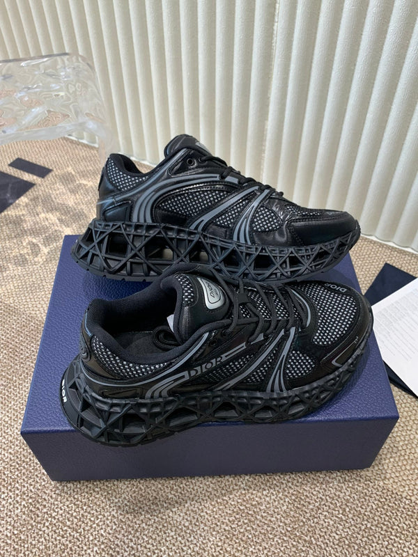 CD Sneaker B35 In Black Calfskin And Fabric 113123