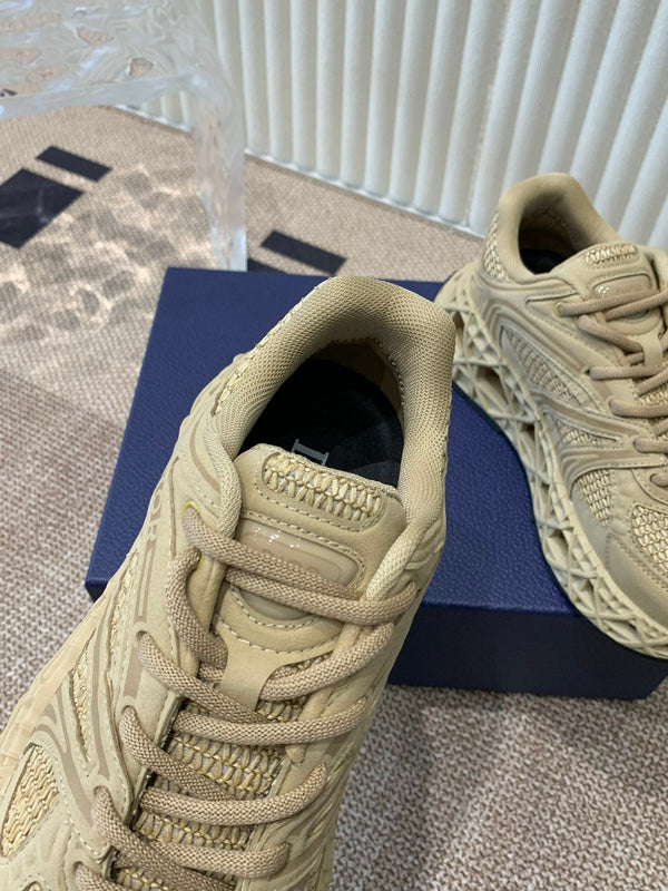 CD Sneaker B35 In Dark Beige Suede And Fabric 113125