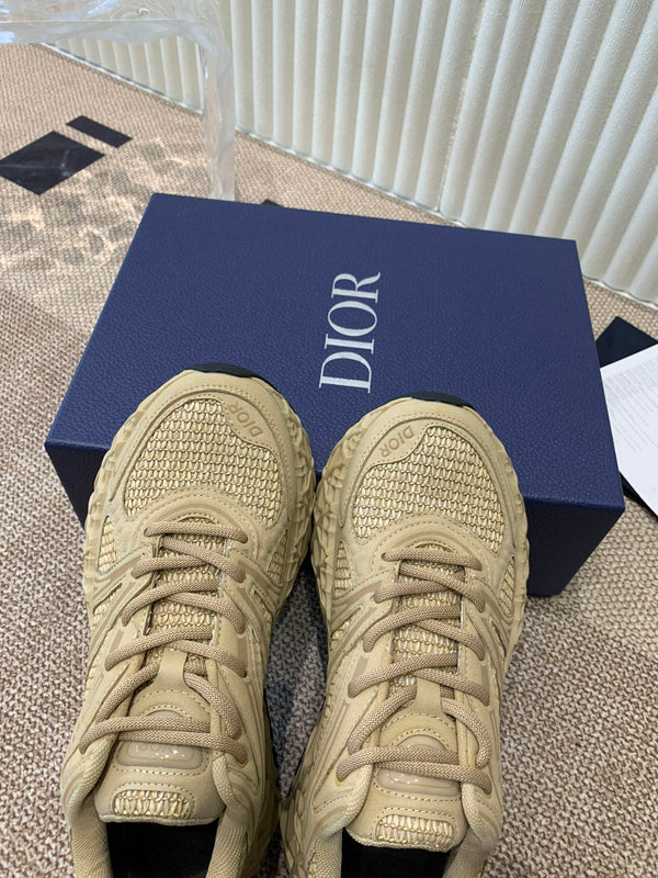 CD Sneaker B35 In Dark Beige Suede And Fabric 113125