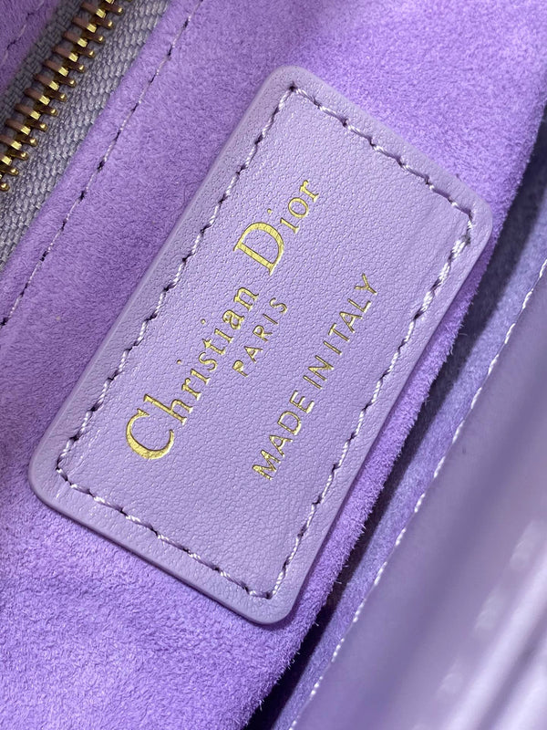 Lady Bag 17cm Violet Lambksin