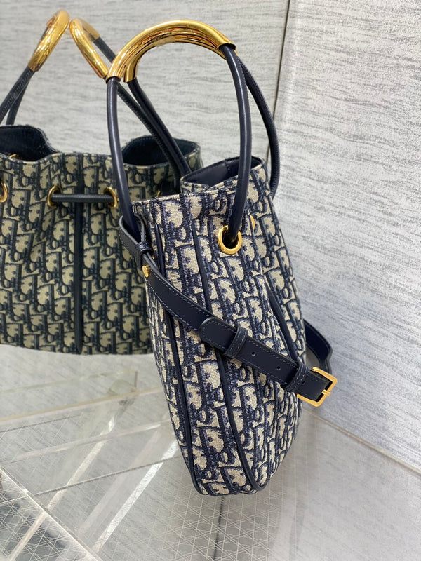 meidum cd nolita 27cm blue oblique jacquard