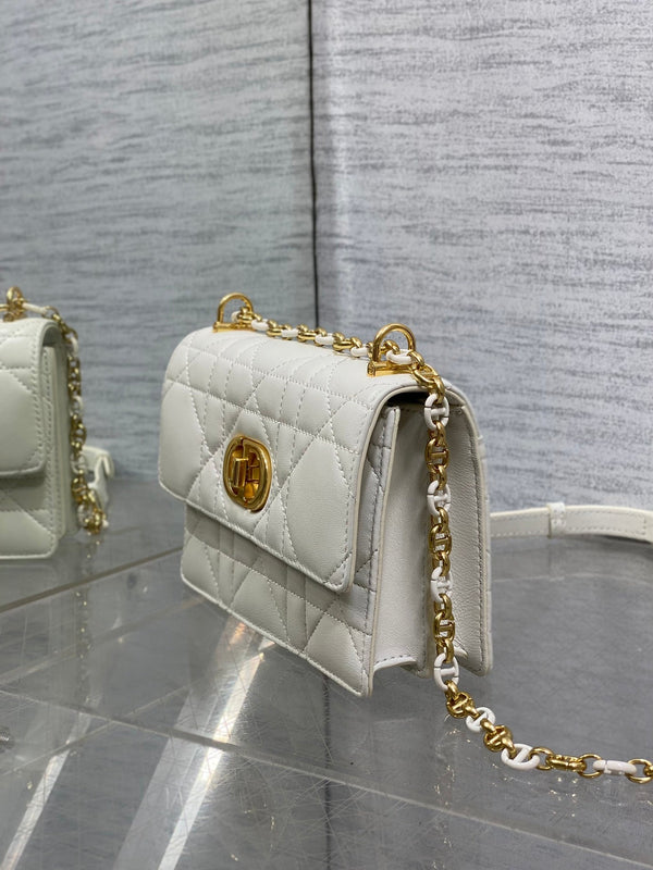 CD Miss Caro 17 Bag White Calfskin 226494