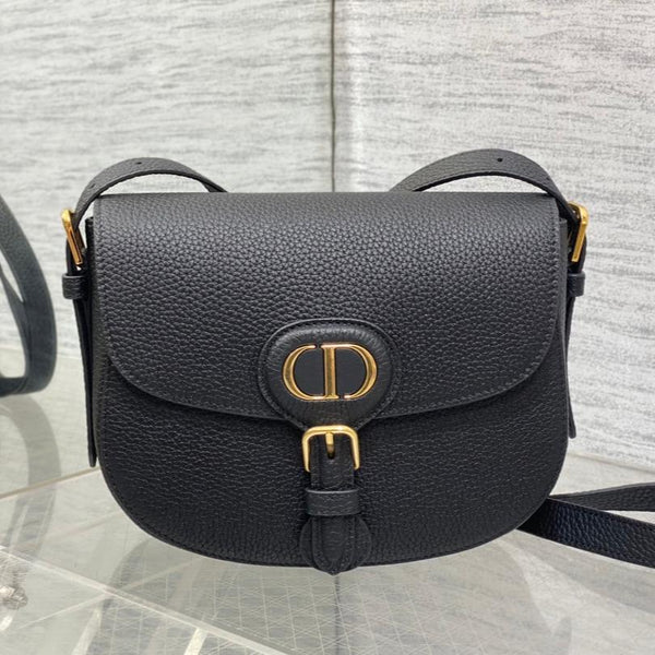 BORSA BOBBY MEDIA 27 IN PELLE DI AGNELLO NERA