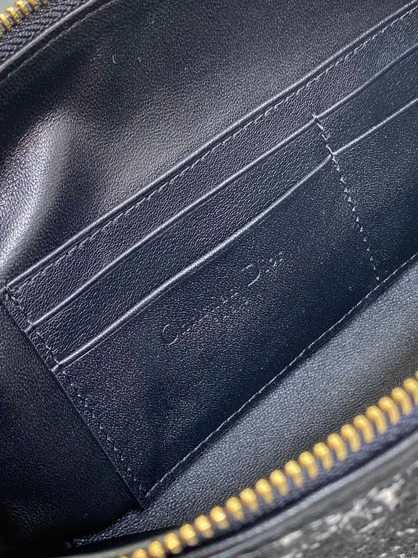 BORSA STAR HOBO 28 CON CATENA IN TWEED CANNAGE BIANCO E NERO CON FERRAMENTA ORO