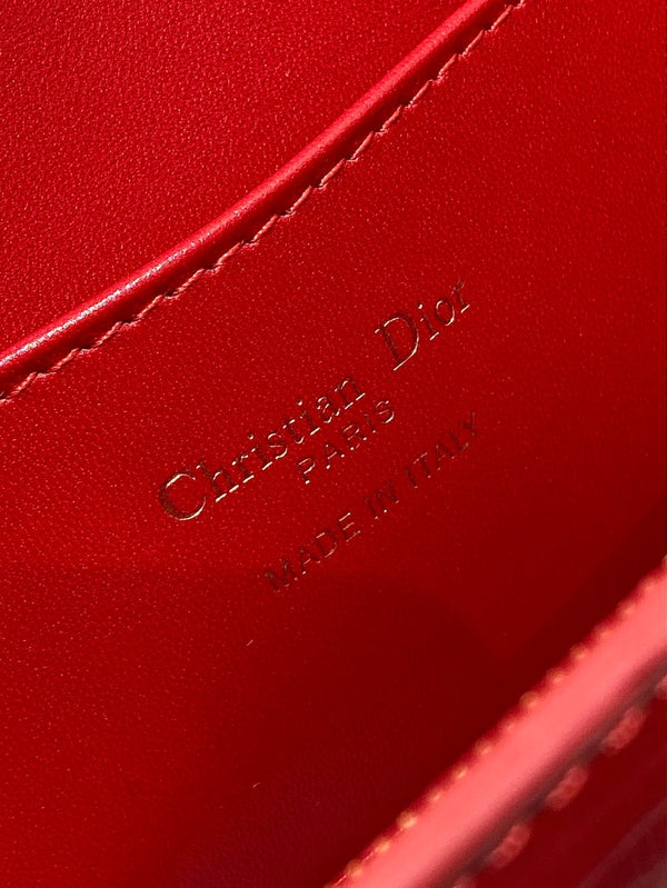 DiorNomad Miss Dior Bag Cherry Red Cowhide 247322
