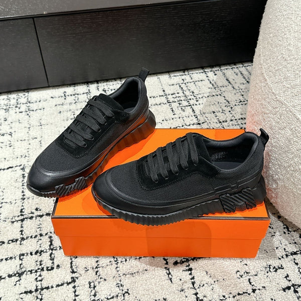 HM Sneaker In Black Mesh Fabric 985315