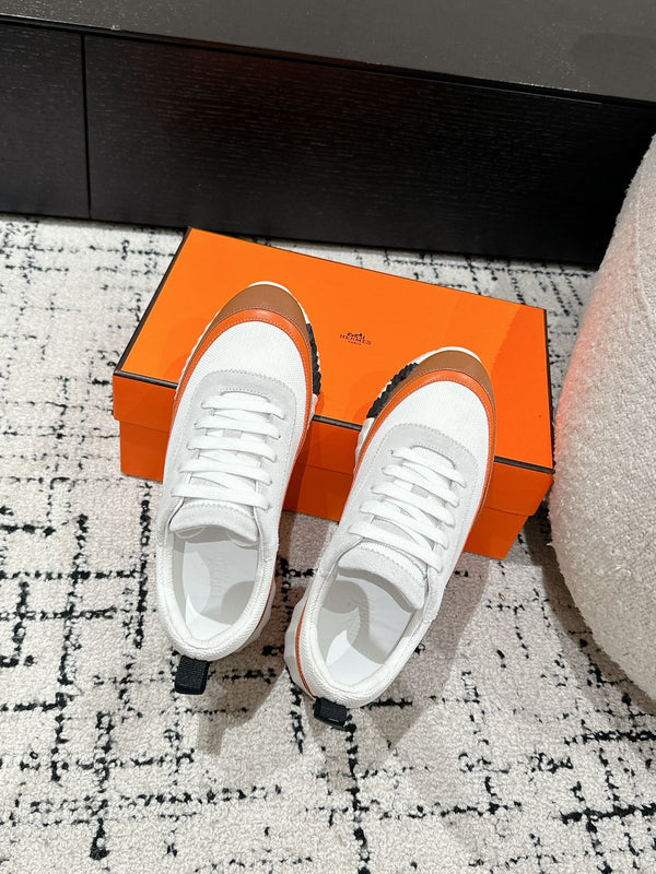 HM Sneaker In White Mesh Fabric 985319