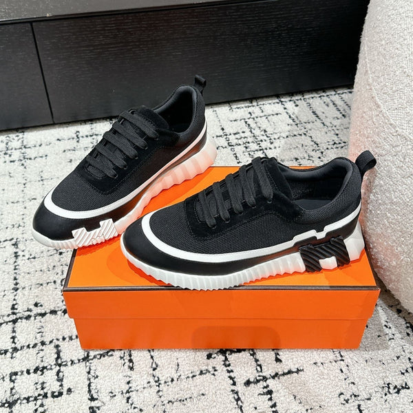 HM Sneaker In Black Mesh Fabric 985320