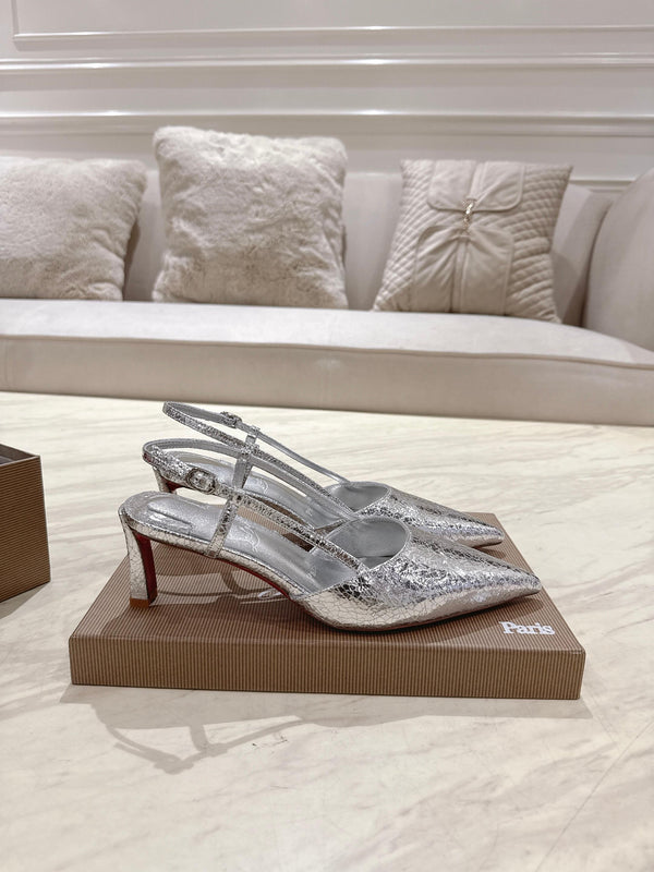 CL 25 Slingback Silver Original Fabric 335143