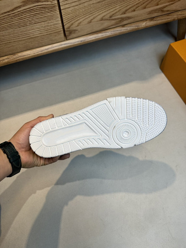 LV MEN'S LUXURY DESIGNER SPORTS BLUE SNEAKERS