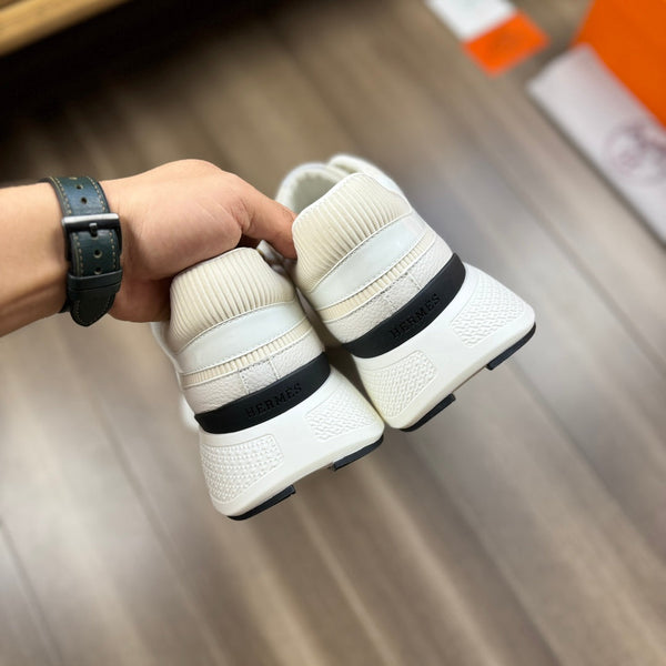 HM THICK - SOLE SNEAKER WHITE FABRIC