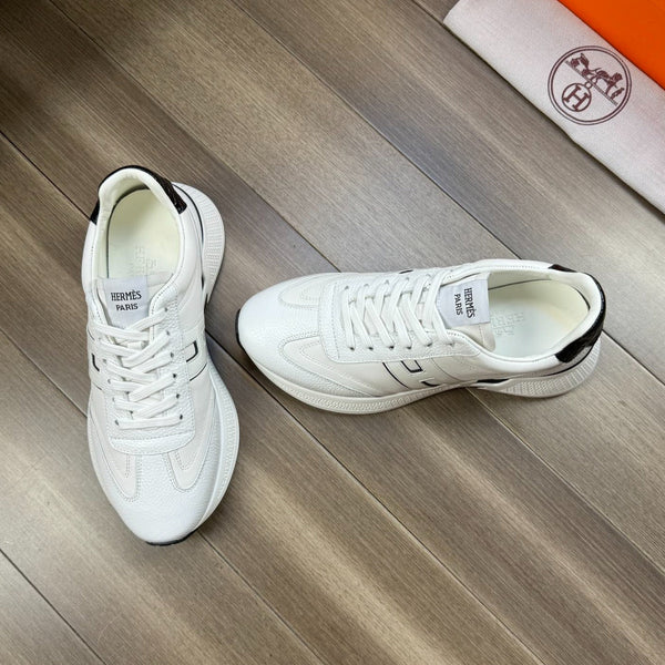 HM TRAIL SNEAKER WHITE CALFSKIN