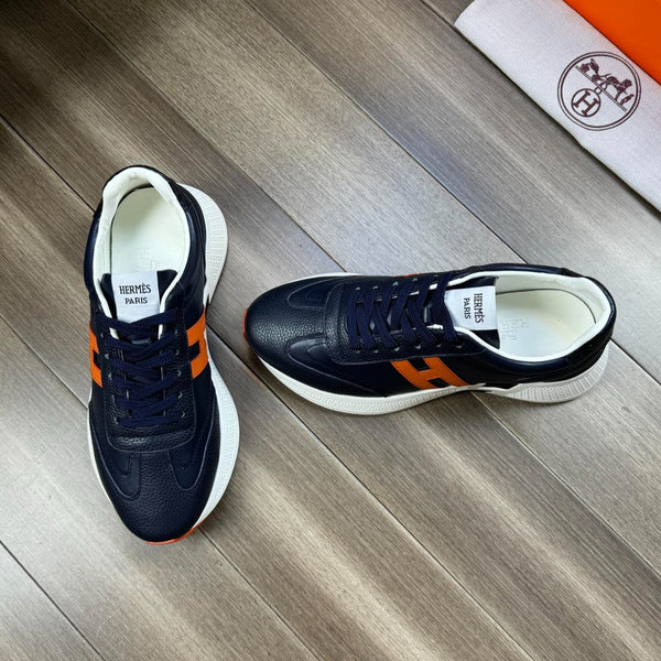 HM TRAIL SNEAKER DARK BLUE CALFSKIN