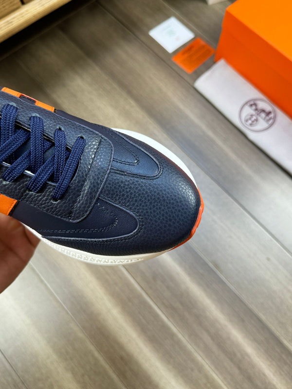 HM TRAIL SNEAKER DARK BLUE CALFSKIN