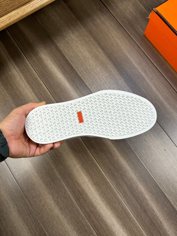 SNEAKER SLIP-ON HM GAME IN CAMOSCIO SENAPE