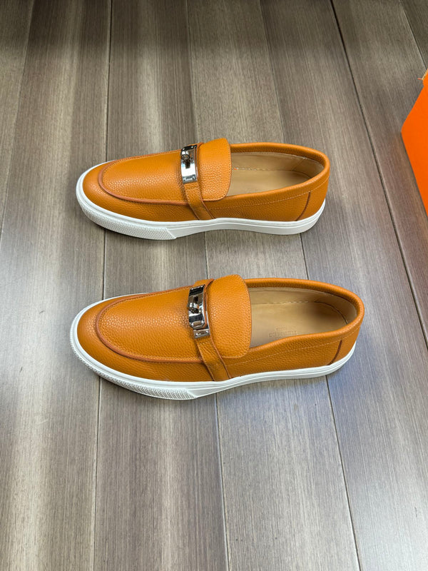 HM GAME SLIP-ON SNEAKER BRONZE CALFSKIN