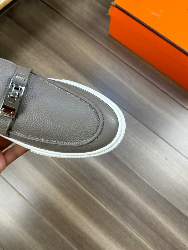 HM GAME SLIP-ON SNEAKER GRAY CALFSKIN