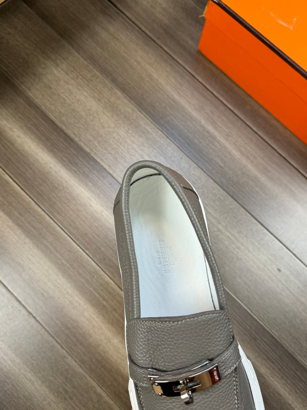 HM GAME SLIP-ON SNEAKER GRAY CALFSKIN