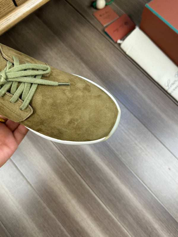 LP BERGEN SNEAKER OLIVE SUEDE