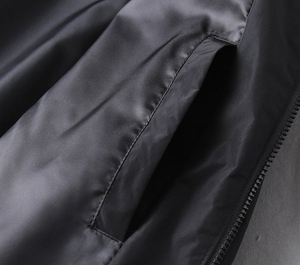 GIACCA CON CAPPUCCIO NERA LV 239041