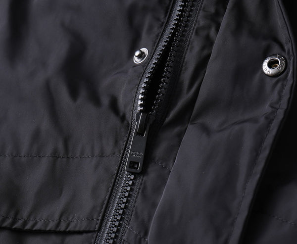 LV HOODED JACKET BLACK MONOGRAM 239039